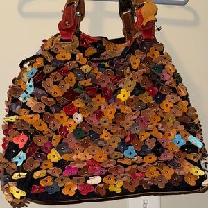 Floral Multicolor Women's Boho Bag